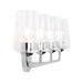 Progress Lighting 94300542015 Celino Collection 4-Light Bath And Vanity Fixture Polished Chrome With Clear Glass Shades (P300542-015)