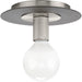 Progress Lighting Trimble Collection One-Light Flush Mount Close-To-Ceiling Fixture Brushed Nickel (P350247-009)