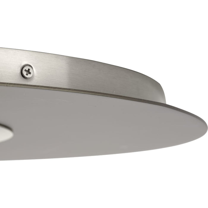 Progress Lighting Trimble Collection One-Light Flush Mount Close-To-Ceiling Fixture Brushed Nickel (P350247-009)