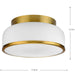 Progress Lighting Parkhurst Collection Two-Light Flush Mount Close-To-Ceiling Fixture Brushed Bronze (P350255-109)