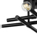 Progress Lighting Arya Collection Four-Light Semi-Flush Close-To-Ceiling Fixture Matte Black (P350257-31M)