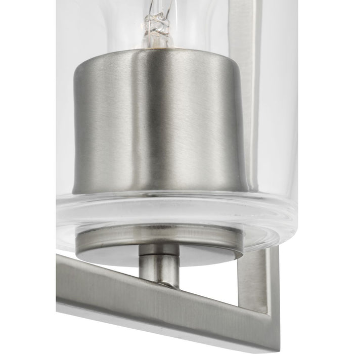 Progress Lighting Vertex Collection One-Light Semi-Flush Close-To-Ceiling Fixture Brushed Nickel (P350258-009)