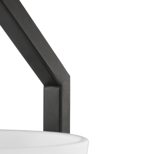 Progress Lighting Vertex Collection One-Light Semi-Flush Close-To-Ceiling Fixture Matte Black (P350259-31M)
