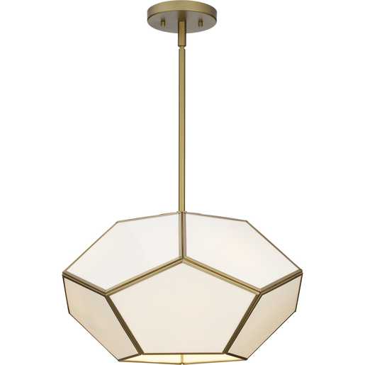 Progress Lighting Latham Collection Three-Light Semi Flush Convertible Close-To-Ceiling Fixture Vintage Gold (P350261-078)