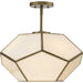 Progress Lighting Latham Collection Three-Light Semi Flush Convertible Close-To-Ceiling Fixture Vintage Gold (P350261-078)