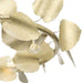 Progress Lighting Laurel Collection Six-Light Semi-Flush Close-To-Ceiling Fixture Gilded Silver (P350263-176)