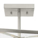 Progress Lighting Hillcrest Collection Four-Light Semi-Flush Close-To-Ceiling Fixture Brushed Nickel (P350264-009)