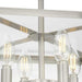 Progress Lighting Hillcrest Collection Four-Light Semi-Flush Close-To-Ceiling Fixture Brushed Nickel (P350264-009)