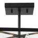 Progress Lighting Hillcrest Collection Four-Light Semi-Flush Close-To-Ceiling Fixture Matte Black (P350264-31M)