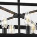 Progress Lighting Hillcrest Collection Four-Light Semi-Flush Close-To-Ceiling Fixture Matte Black (P350264-31M)