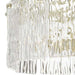 Progress Lighting Chevall Collection Two-Light Semi-Flush Close-To-Ceiling Fixture Gilded Silver (P350268-176)