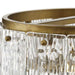 Progress Lighting Chevall Collection Two-Light Semi-Flush Close-To-Ceiling Fixture Gold Ombre (P350268-204)