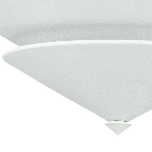 Progress Lighting Pinellas Collection Four-Light Semi-Flush Close-To-Ceiling Fixture White Plaster (P350270-197)