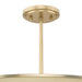 Progress Lighting Pinellas Collection Four-Light Semi-Flush Close-To-Ceiling Fixture Soft Gold (P350270-205)