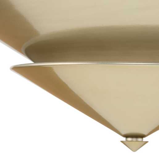 Progress Lighting Pinellas Collection Four-Light Semi-Flush Close-To-Ceiling Fixture Soft Gold (P350270-205)