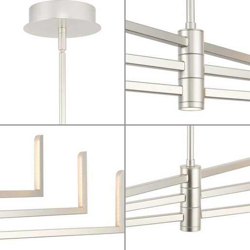 Progress Lighting 9440026018630 Pivot LED 6 LED Chandelier Burnished Nickel (P400260-186-30)