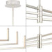 Progress Lighting 9440026018630 Pivot LED 6 LED Chandelier Burnished Nickel (P400260-186-30)