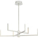 Progress Lighting 9440026018630 Pivot LED 6 LED Chandelier Burnished Nickel (P400260-186-30)