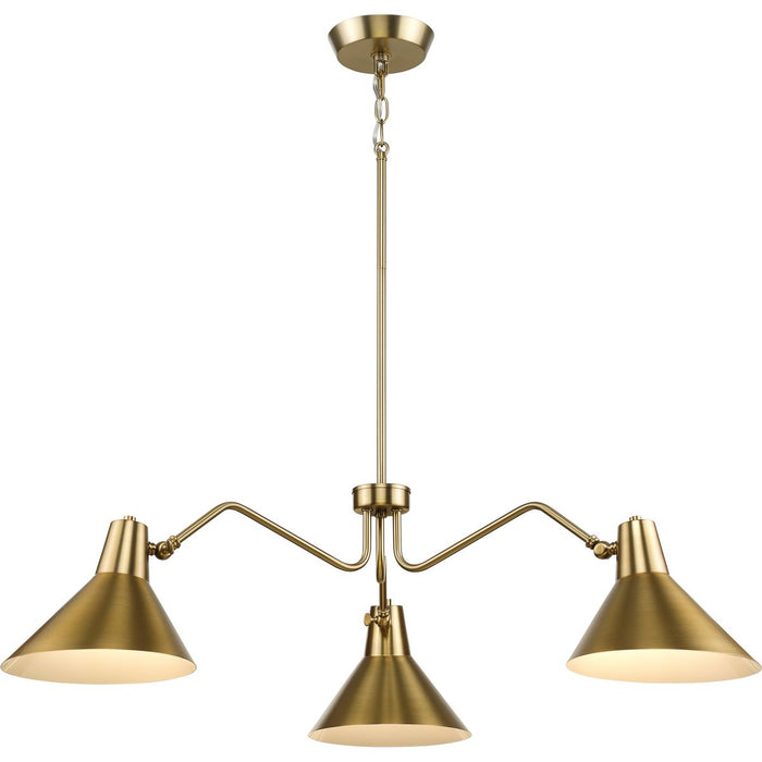 Progress Lighting Trimble Collection Three-Light Chandelier Brushed Bronze (P400309-109)