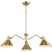 Progress Lighting Trimble Collection Three-Light Chandelier Brushed Bronze (P400309-109)