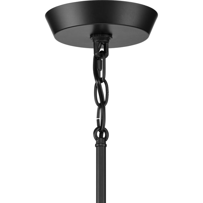 Progress Lighting Trimble Collection Three-Light Chandelier Matte Black (P400309-31M)