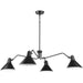 Progress Lighting Trimble Collection Four-Light Chandelier Matte Black (P400310-31M)