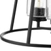 Progress Lighting Laramie Collection Four-Light Chandelier Matte Black (P400322-31M)