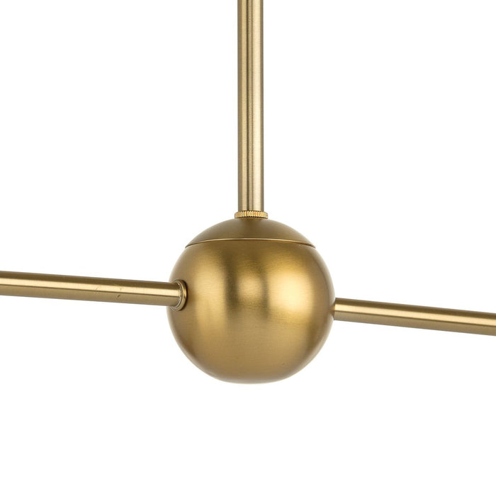 Progress Lighting Trimble Collection Two-Light Linear Chandelier Brushed Bronze (P400336-109)