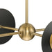 Progress Lighting Trimble Collection Four-Light Chandelier Brushed Bronze (P400337-109)