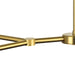 Progress Lighting Arya Collection Eight-Light Linear Chandelier Brushed Gold (P400338-191)