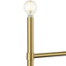 Progress Lighting Arya Collection Eight-Light Linear Chandelier Brushed Gold (P400338-191)