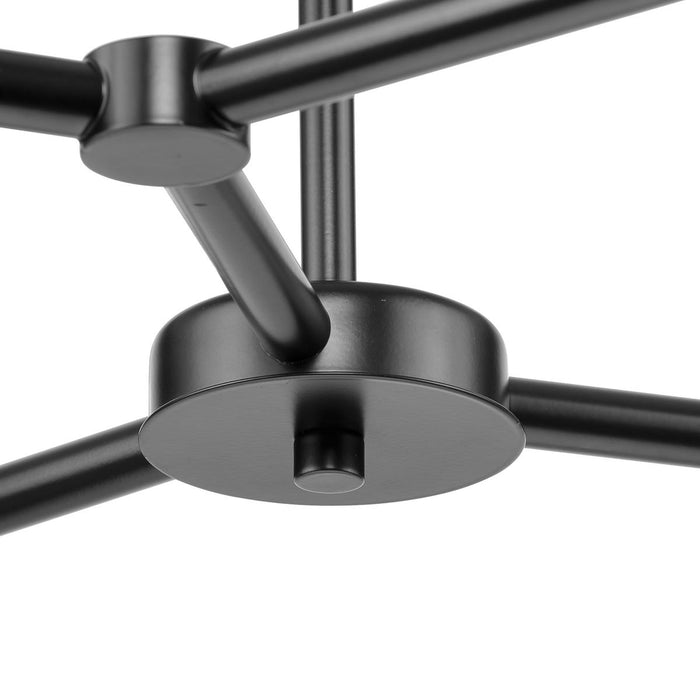 Progress Lighting Arya Collection 12-Light Chandelier Matte Black (P400339-31M)