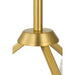 Progress Lighting Vertex Collection Three-Light Chandelier Convertible Brushed Gold (P400340-191)