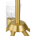 Progress Lighting Vertex Collection Five-Light Chandelier Brushed Gold (P400341-191)