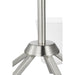 Progress Lighting Vertex Collection Five-Light Chandelier Brushed Nickel (P400343-009)