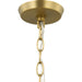 Progress Lighting Vertex Collection Five-Light Chandelier Brushed Gold (P400343-191)