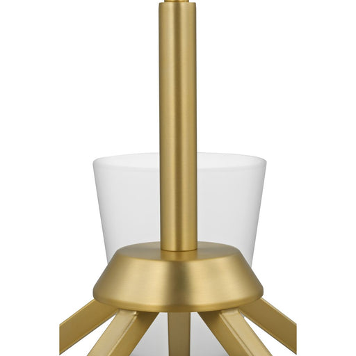 Progress Lighting Vertex Collection Five-Light Chandelier Brushed Gold (P400343-191)