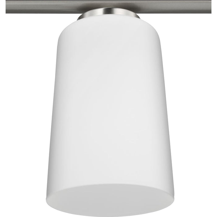 Progress Lighting Adley Collection Three-Light Linear Chandelier Brushed Nickel (P400348-009)