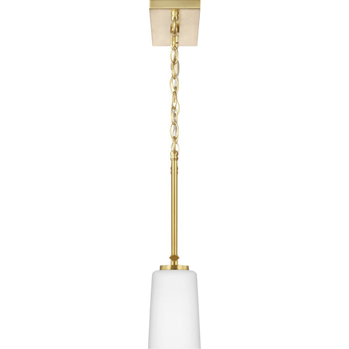 Progress Lighting Adley Collection Three-Light Linear Chandelier Satin Brass (P400348-012)