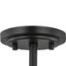 Progress Lighting Adley Collection Three-Light Chandelier Convertible Matte Black (P400349-31M)