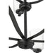 Progress Lighting Adley Collection Nine-Light Chandelier Matte Black (P400351-31M)