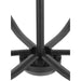 Progress Lighting Adley Collection Nine-Light Chandelier Matte Black (P400351-31M)