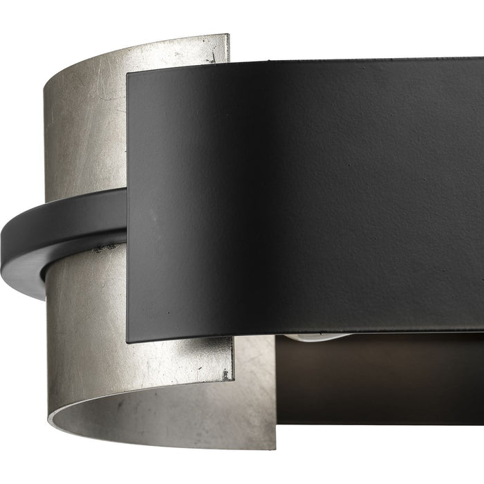 Progress Lighting Lowery Collection Four-Light Linear Chandelier Matte Black (P400352-31M)