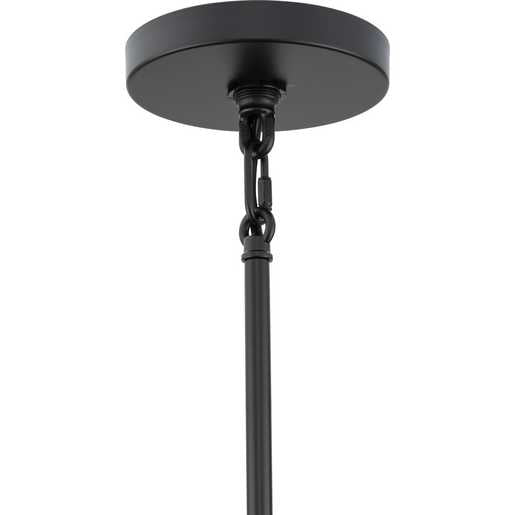 Progress Lighting Rivera Collection Four-Light Chandelier Matte Black (P400354-31M)