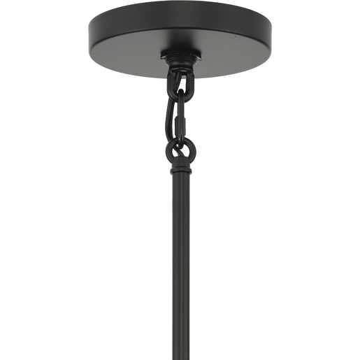 Progress Lighting Rivera Collection Six-Light Chandelier Matte Black (P400355-31M)