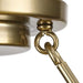 Progress Lighting Lusail Collection Six-Light Chandelier Soft Gold (P400358-205)