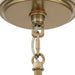 Progress Lighting Lusail Collection Six-Light Chandelier Soft Gold (P400358-205)