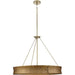 Progress Lighting Lusail Collection Six-Light Chandelier Soft Gold (P400358-205)