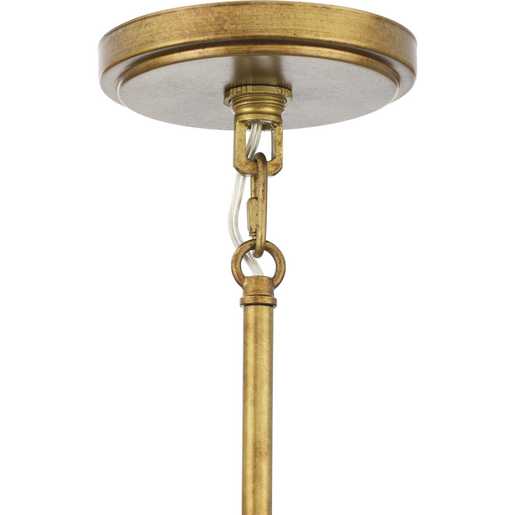 Progress Lighting Laurel Collection Six-Light Chandelier Gold Ombre (P400359-204)
