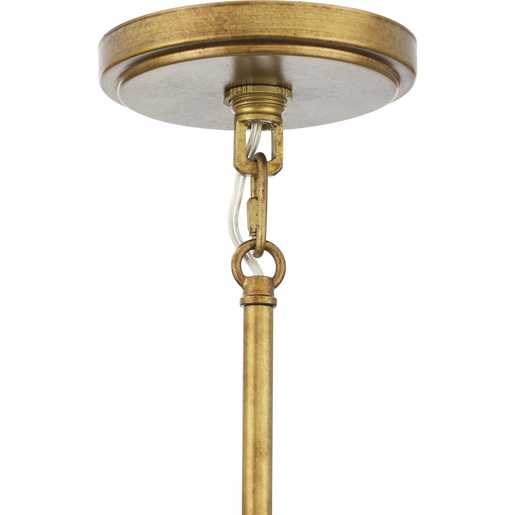 Progress Lighting Laurel Collection Eight-Light Chandelier Gold Ombre (P400360-204)